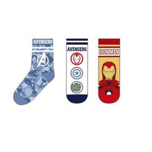 Pack de 3 Pares de Calcetines Infantiles los Vengadores - Ironman