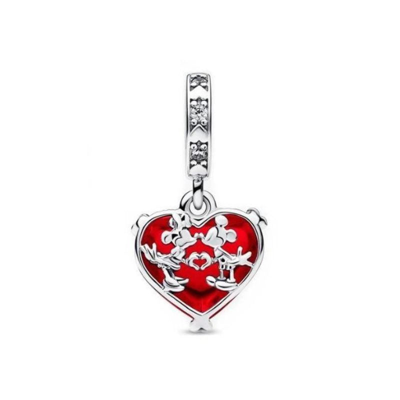 Charm Disney Love - Corazón de Mickey y Minnie