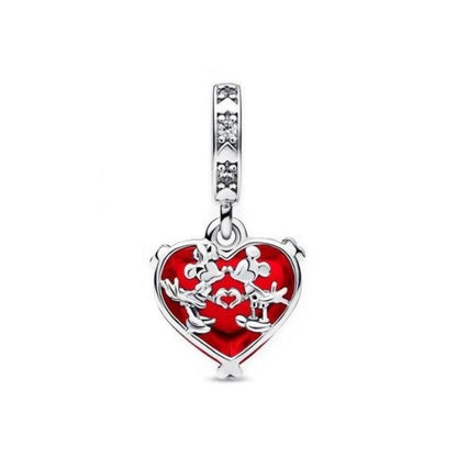 Charm Disney Love - Corazón de Mickey y Minnie