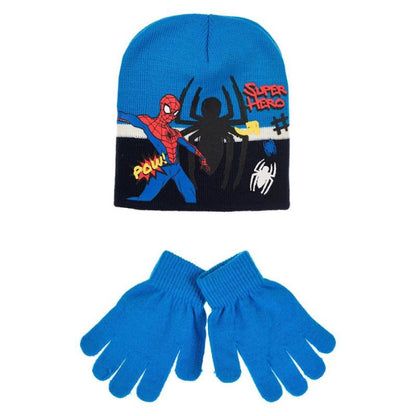 Conjunto de Gorro + Guantes para Niños Spiderman Hero