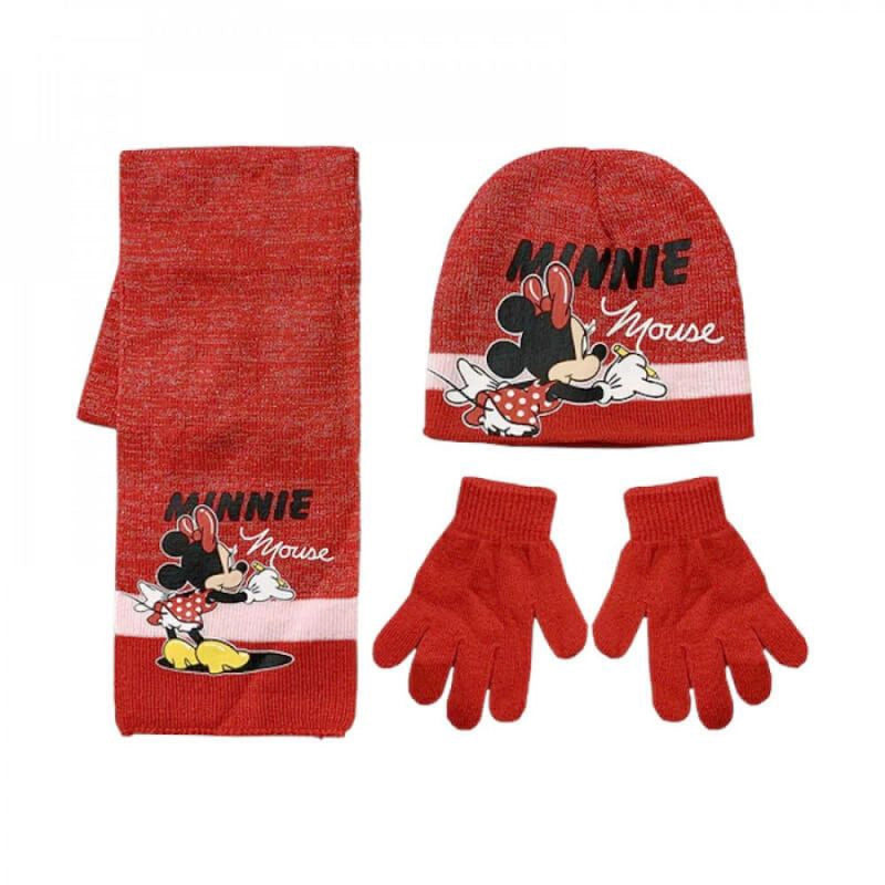 Conjunto de Invierno Minnie infantil - Rojo