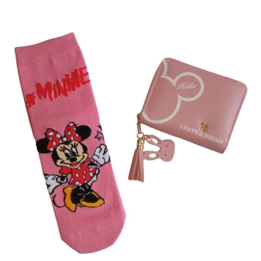 Cartera + Calcetines Minnie (Pack)