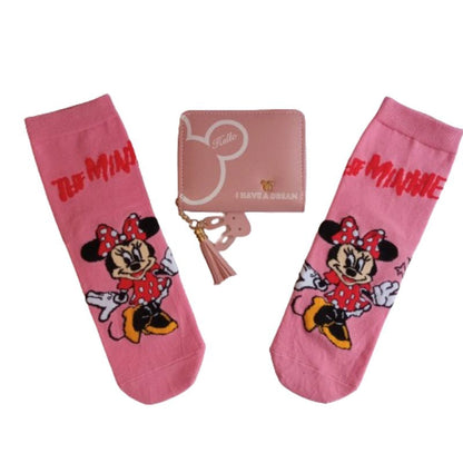 Cartera + Calcetines Minnie (Pack)