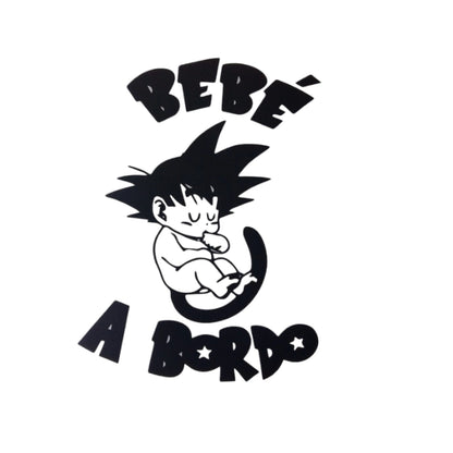 Vinilo Bebé a Bordo (Goku)