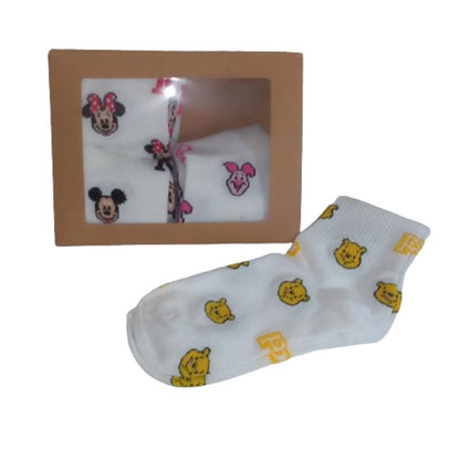 Pack Calcetines Disney (Mickey, Minnie, Winnie the Pooh y Piglet)