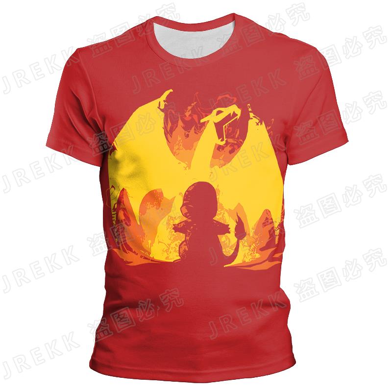 Camiseta Charmander Evolución