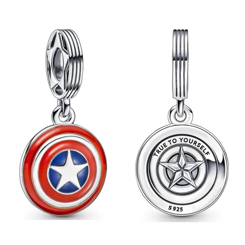 Charm Colgante del Escudo del Capitán América - Marvel