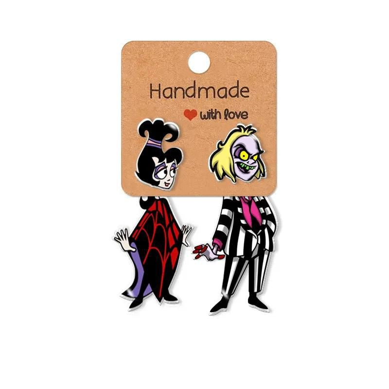 Pendientes Asimétricos Beetlejuice